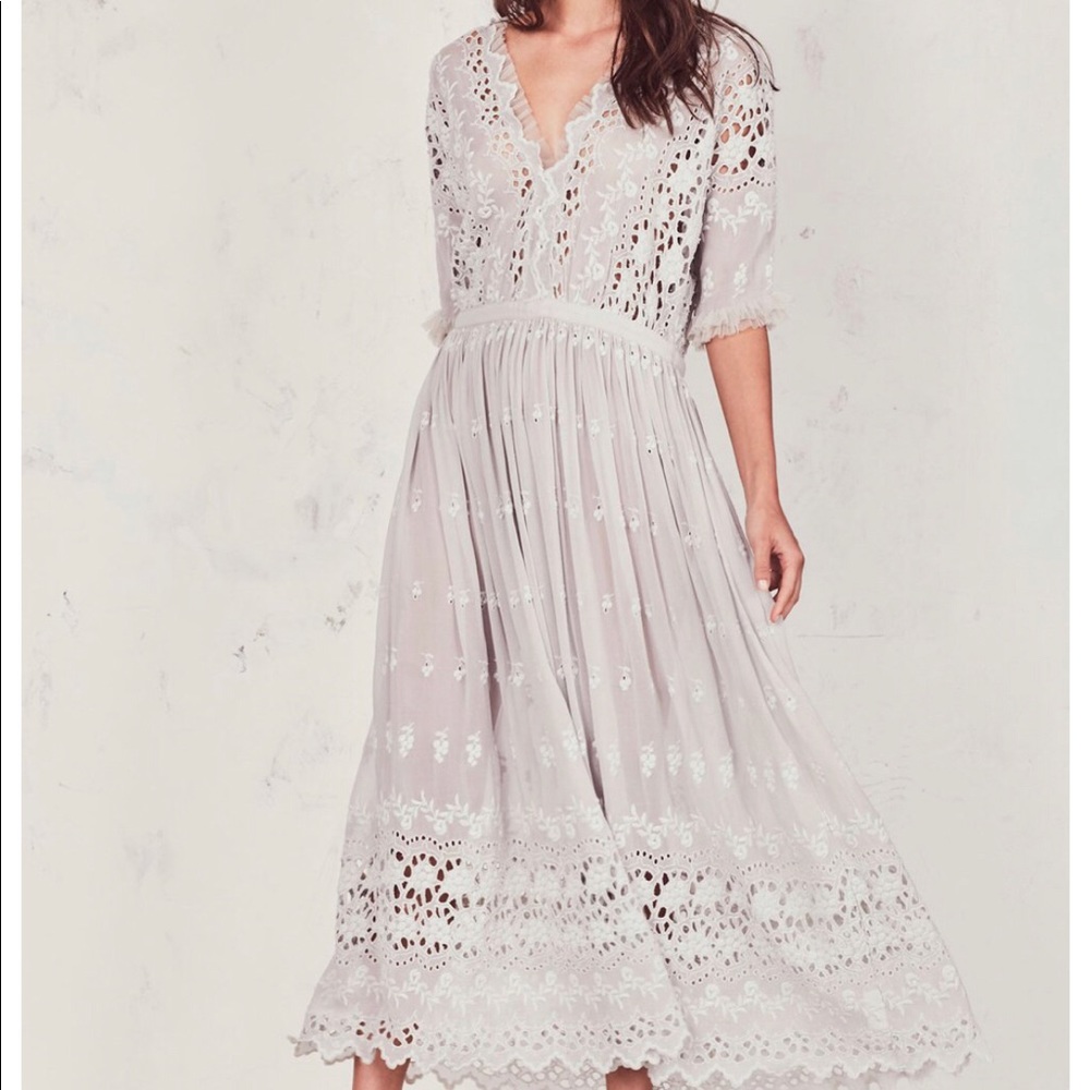 LOVESHACKFANCY Delfina Dress NWT size 4